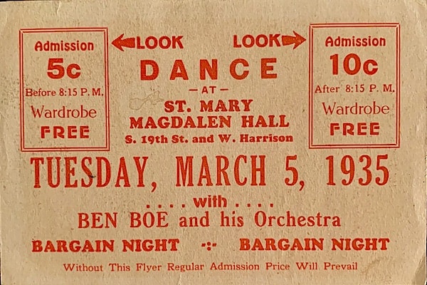 Ben Boe Orchestra 1935