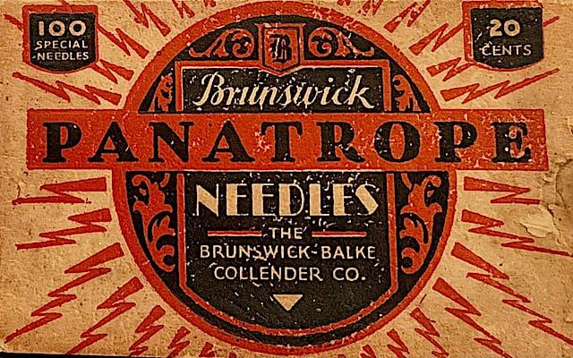 Brunswick Panatrope Needle Packet