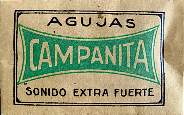 Campanita (Agujas) Needle Packet