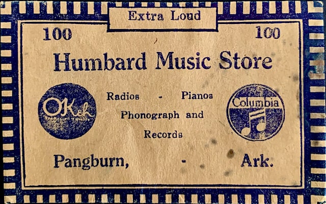 Humbard Music Store Needle Packet
