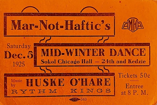 Husk O'Hare Rhythm Kings 1925