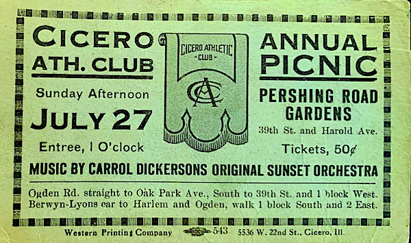 Carrol Dickersons Sunset Orch c. 1926