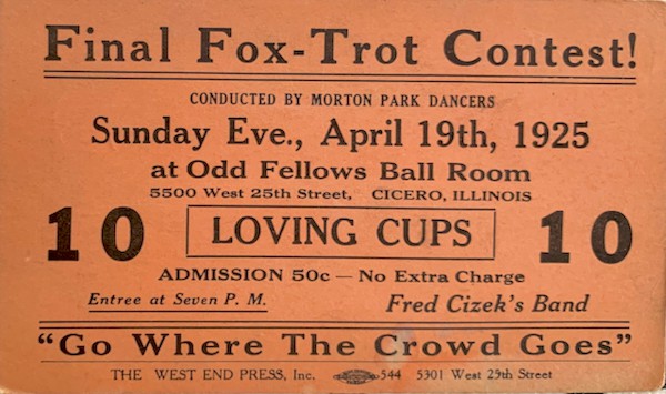 Fred Cizek's Band 1925