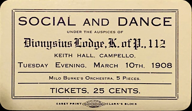 Milo Burke's Orch. 1908