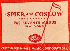 Spier and Coslow, Inc.